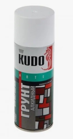 Грунт Аэрозоль KUDO №2004 белый 520мл