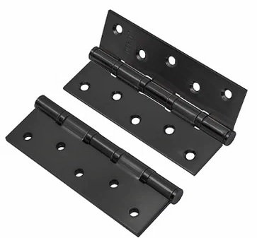 Петля стальная 125*75*2,5, 4 подшипника, б/колп., черный  арт: IN125-4BB FH B